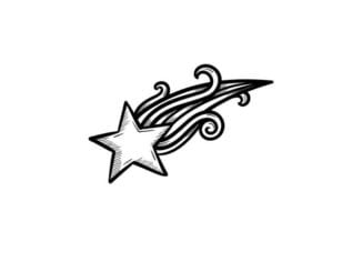 Shooting Stars Tattoo Designs